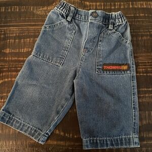 Vintage 2007 Thomas & Friends Train Size 12 Months 12M Kids Baby Jeans Y2K